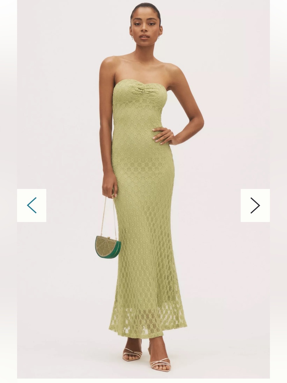 NWT Anthropologie size 4 strapless maxi dress